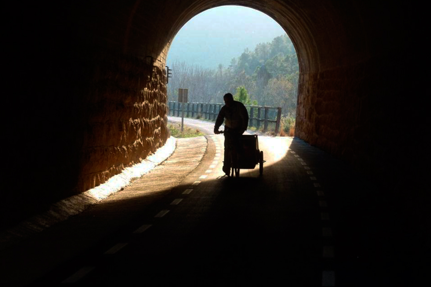 Gaudeix de la Via Verda en solitari